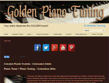 Tablet Screenshot of goldenpiano.biz